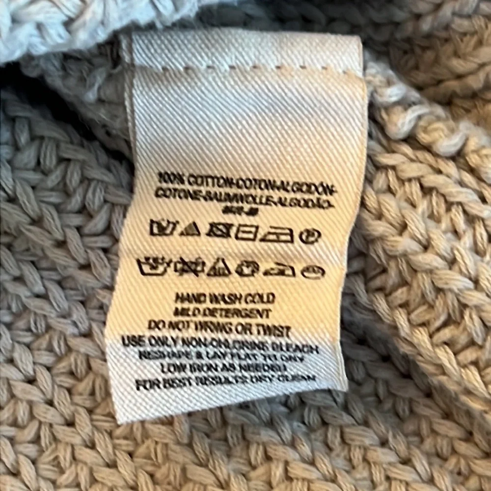 Free People Light Gray Rib Knit Bell Sleeve Pullover Cropped Sweater Size S/P